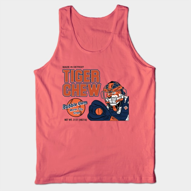 Tiger Chew Bubblegum Tank Top by DeepDiveThreads